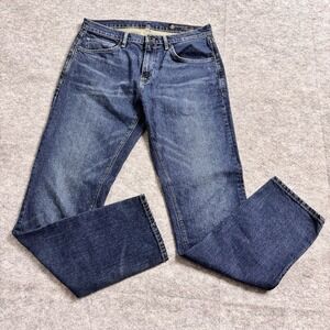 ROARK Jeans Mens 33x32 Blue Standard Slim Fit HWY 133 Denim Straight Leg